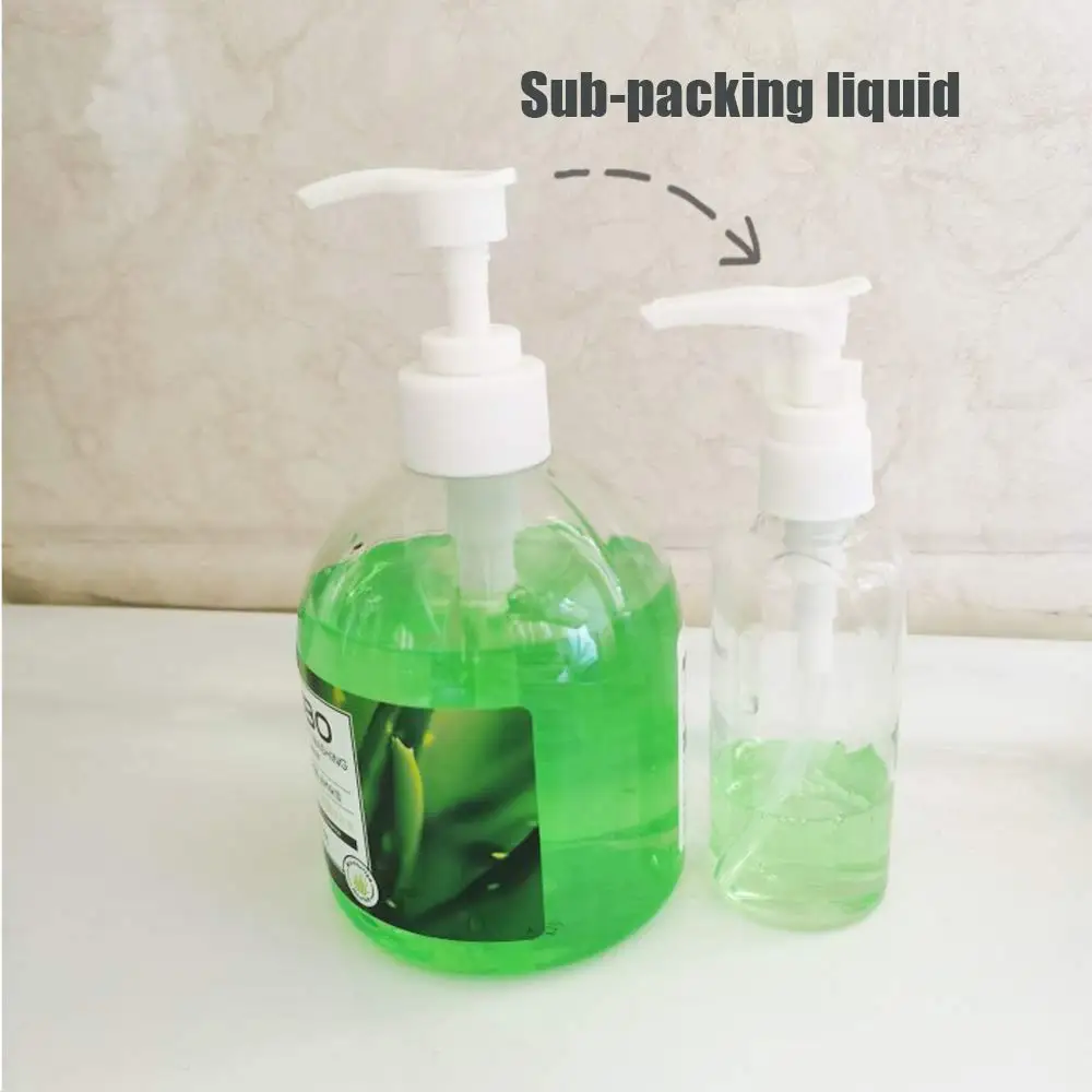 12 Pack 3.4Oz/100Ml Transparent Travel Bottles Pump Bottle Lotion Dispenser Bottle for Water, Massage Oil, Shampoo