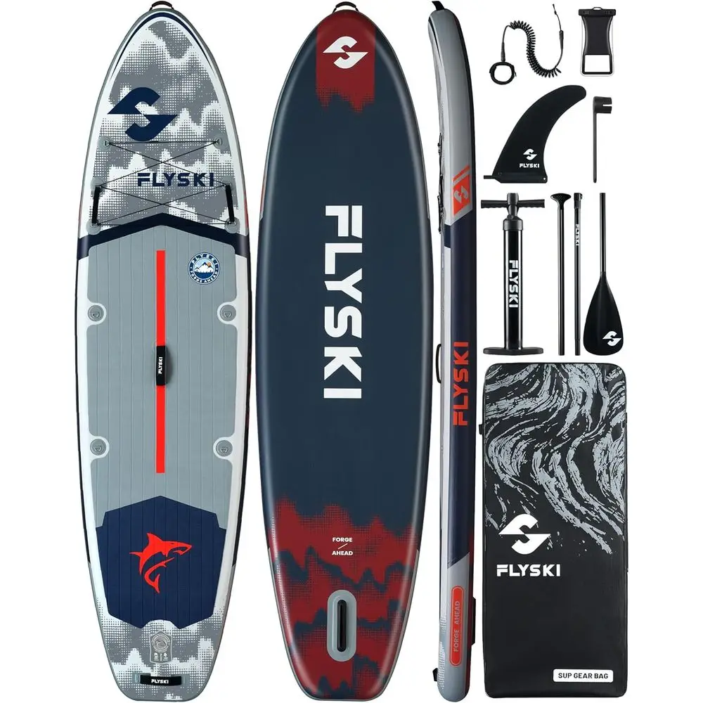 

Ultra Wide 11'x34 Stand-Up Paddleboard - 420lb Capacity, Suitable for All Skill Levels, Adults, Yoga, Fishing, Family Fun, EVA D