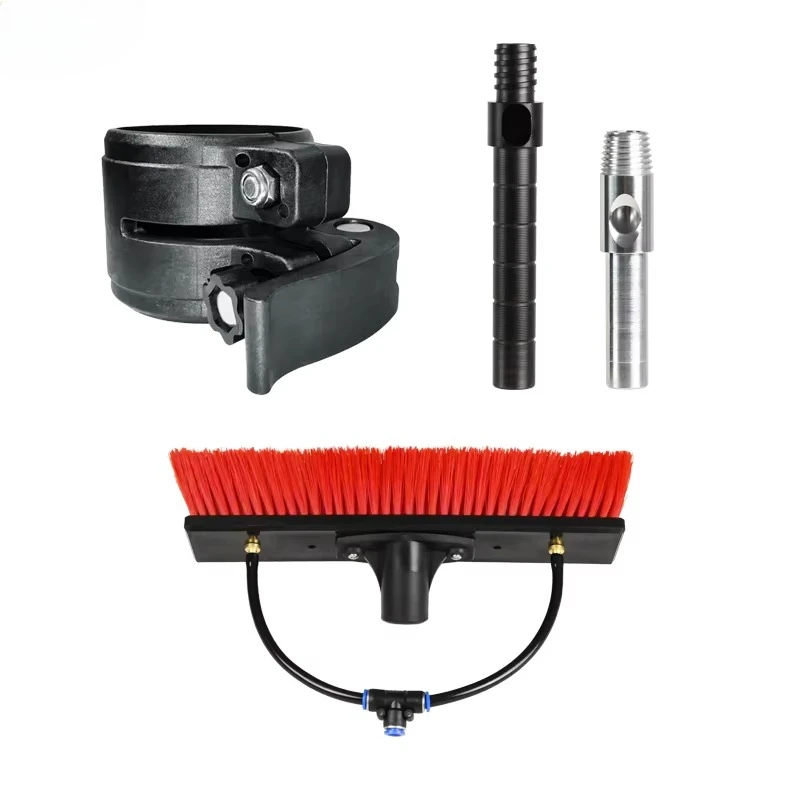 HOFI Carbon Fiber Telescopic Window & Gutter Cleaning Poles 22ft-27ft Length Vacuum Cleaning Access Durable Lightweight