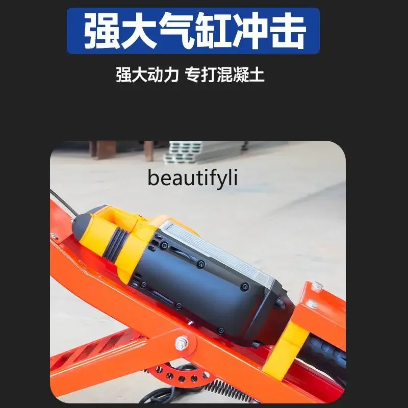 YH Push electric pickaxe truck Plastic floor shovel machine Concrete floor renovation floor tile shovel machine