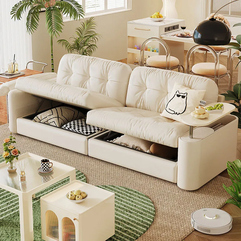 

Storage Comfortable Sofa Modern White Foam Cloud Reading Nordic Daybed Sofa Puff Lazy Designer Muebles Para Dormitorio Furniture