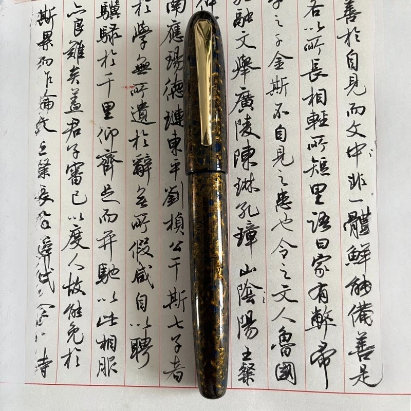 

2026 WRITE BEAST Luxury Lacquer Fountain Pens Long Knife Double Layer/triple Layer Nib 1.0 2.0 3.0mm Nib Ink Pens for Writing