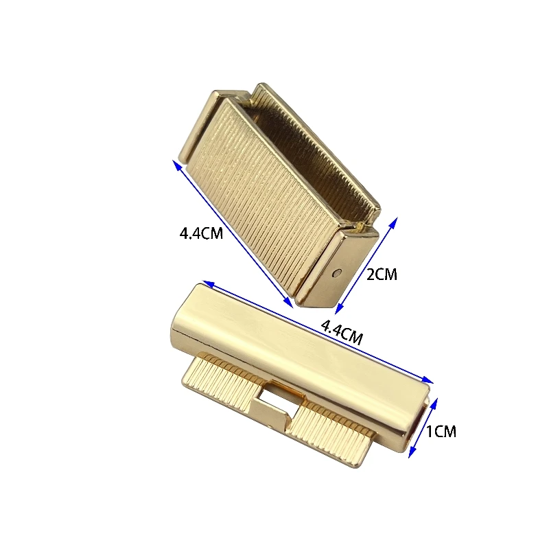 Hardware Accessories Push Locks for Lady\'s Handbags Purse Clasp Closure Bag Decorative Turn Twist Lock Buckle Zinc Alloy