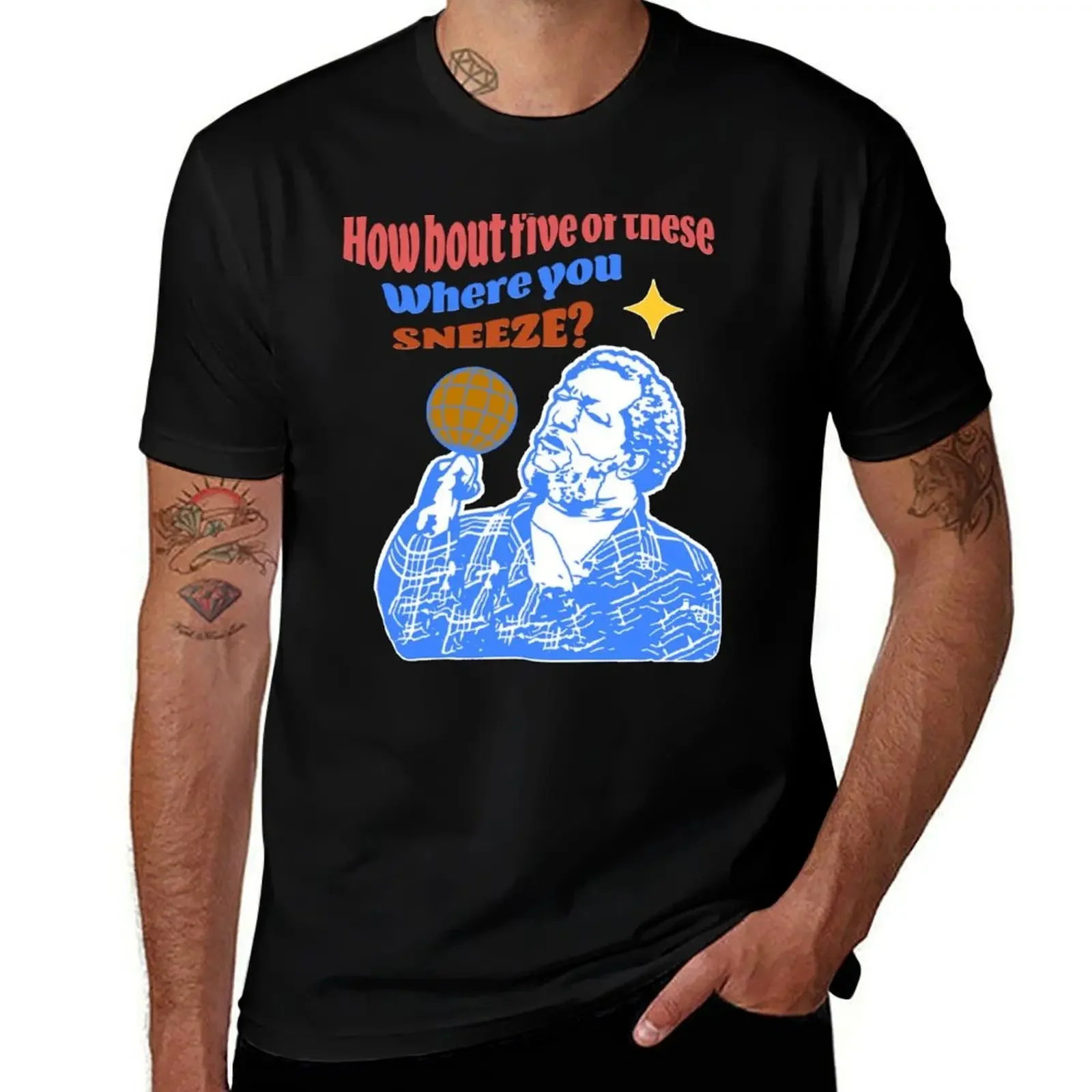 

Careful Now… How Bout Five of These Where You Sneeze vintage T-Shirt graphics anime t shirts vintage mens t shirt graphic