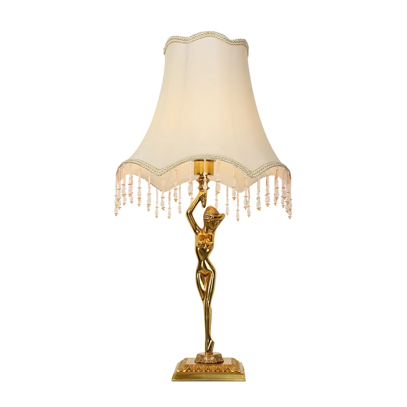 Promotional Desk Lamp for Living Room Brass Italian Style Table Lamps Dedside Lamp