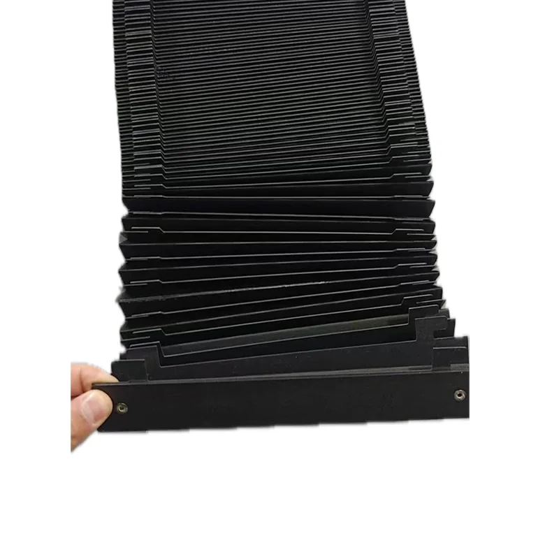 Customized CNC cover accordion bellows Corrugation protection cover Lmax= 3800mm fire resistance fabric