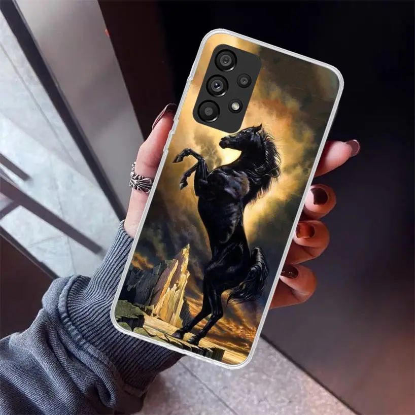 Horse Great Beauty Galloping Phone Case For Samsung Galaxy A15 A14 A13 A12 A55 A54 A53 A52S A25 A24 A35 A34 A23 A33 A22 A32 A05S