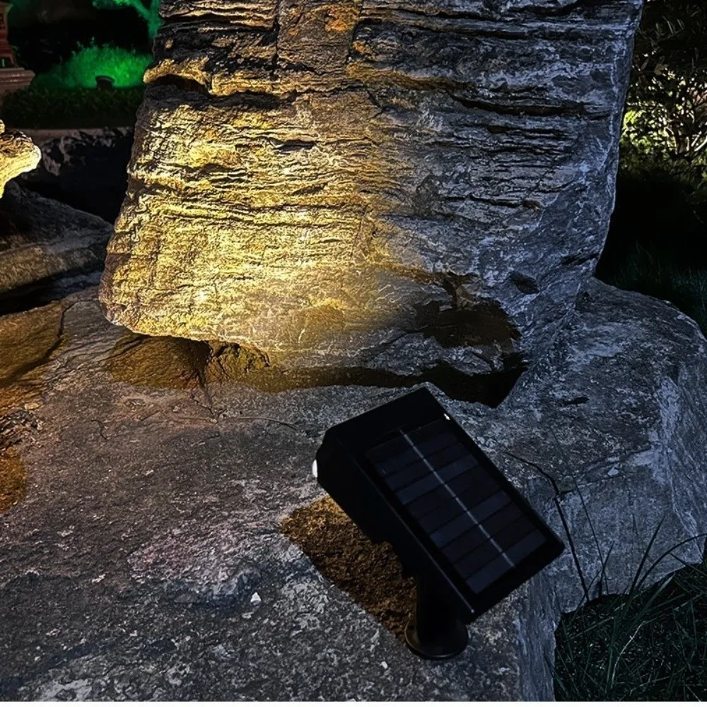 

Прочный 2/7LED солнечный прожектор водонепроницаемый регулируемый садовый декоративный светильник ультра яркий незамерзающий газонный светильник открытый сад