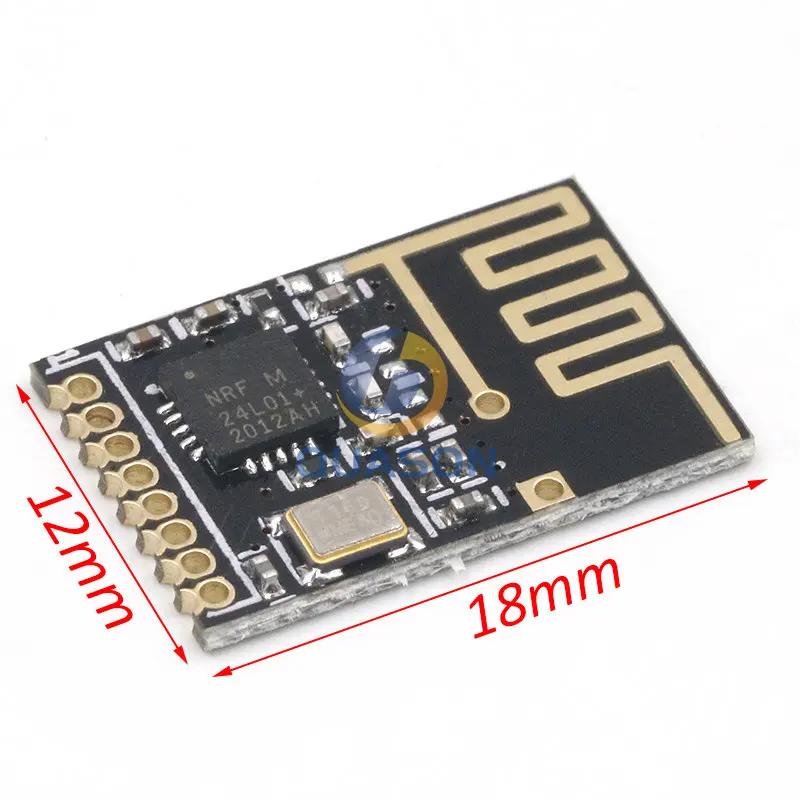 Módulo inalámbrico NRF24L01 NRF24L01 + 2,4G, módulo de comunicación inalámbrica, módulo de actualización, 1 ud.