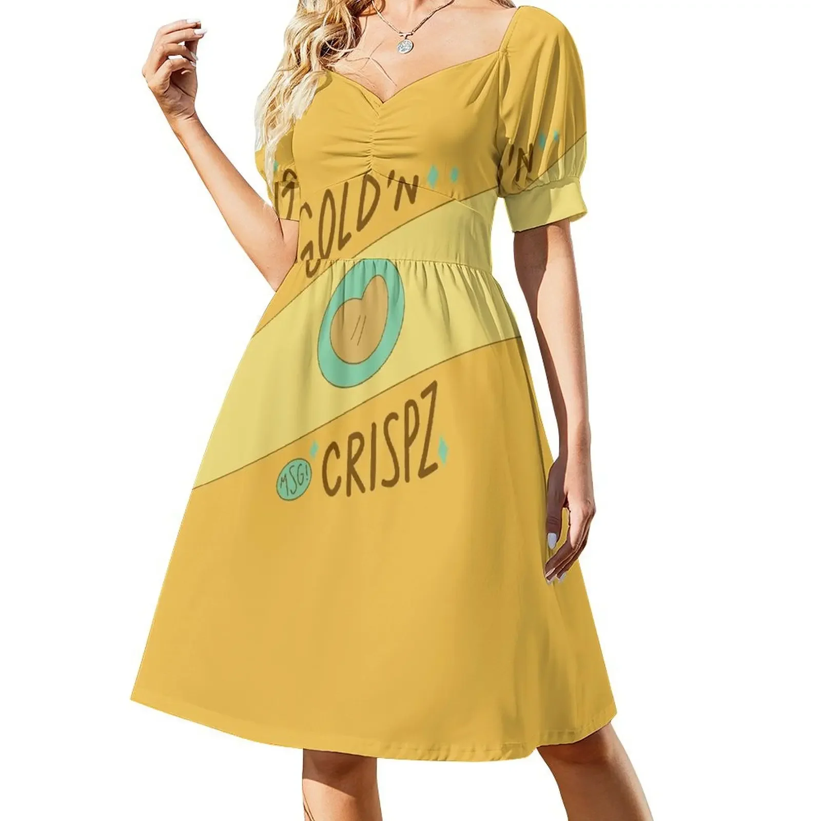 

Ludo's golden robe - Star vs FOE Short-Sleeved Dress long sleeve dress Woman's evening dress for women