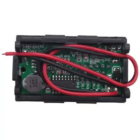 A73T 10X Red LED Digital Display Voltmeter Mini Voltage Meter Volt Tester Panel For Dc 12V Cars USB 5V2A Output 12.6V Battery