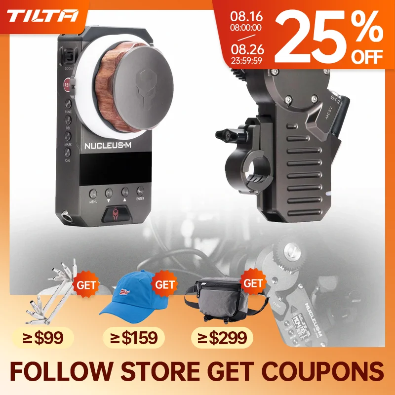 Drone Camera Stabilized - TILTA Nucleus-M Kablosuz Follow Focus Lens