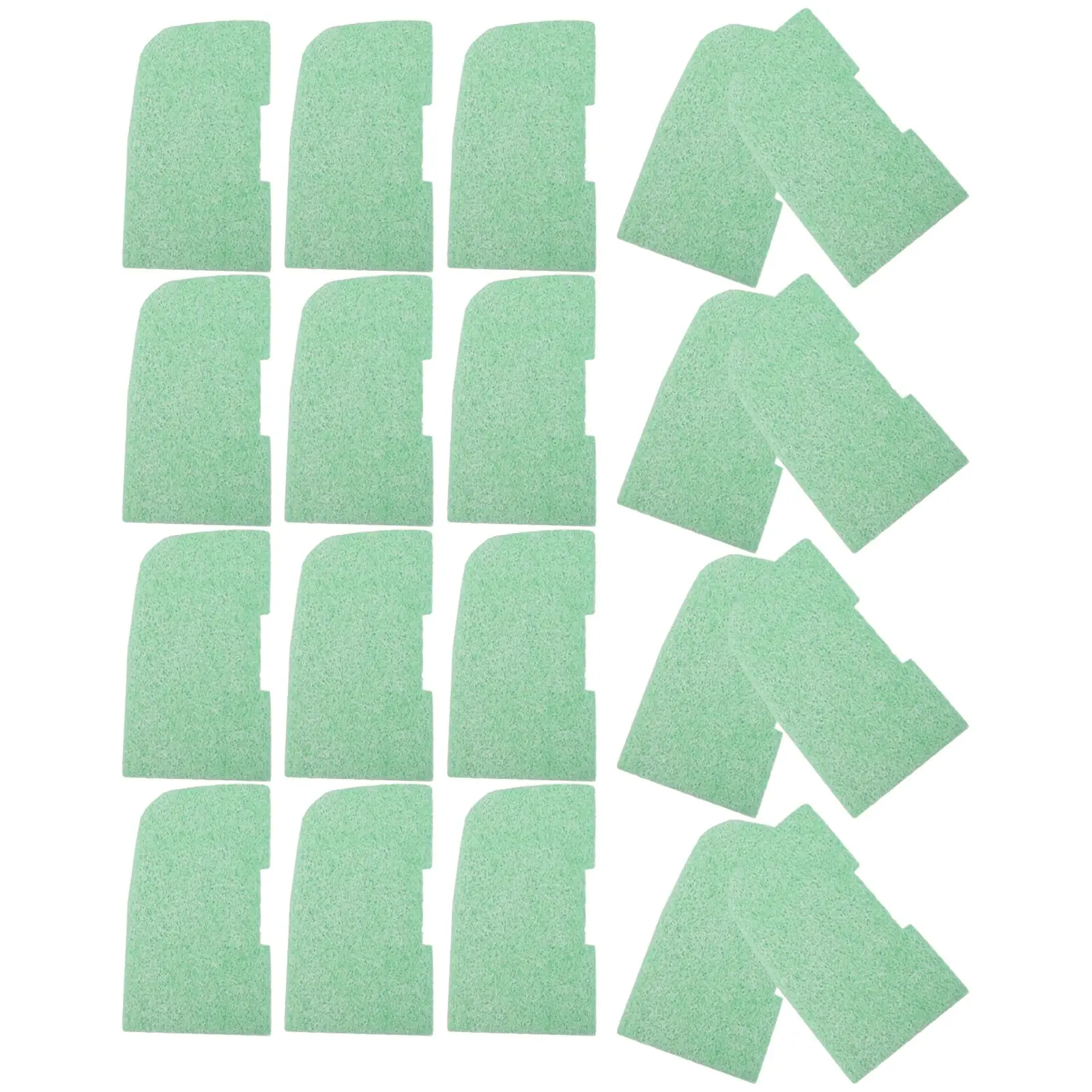 20PCS Fiber Cotton Ammonia Removal Pads Compatible with 306 307 406 407 Aquarium Filters for Healthy Aquatic Life