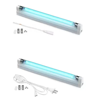 자외선 소독등 T5 LED 램프 튜브 8W 6W 220V 110V 자외선 램프 소독 UVC 램프 진드기 제거 홈 침실 빠른 납품 5-7일 도착 배송비 면제