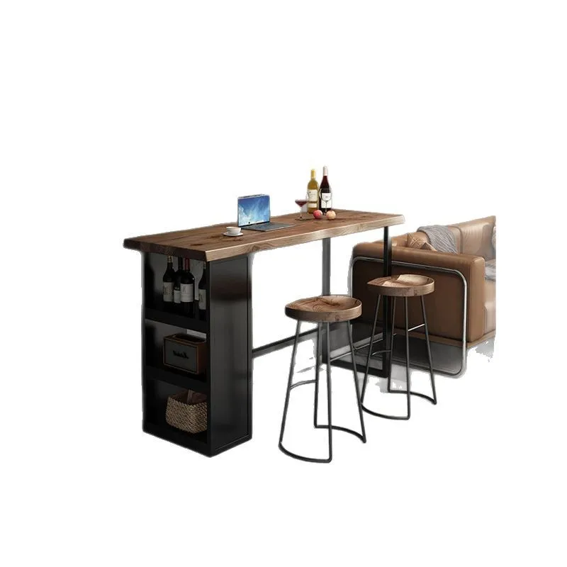 

Household partition, small locker, wine cabinet, small apartment, long table, kitchen against the wall, wine bar table and