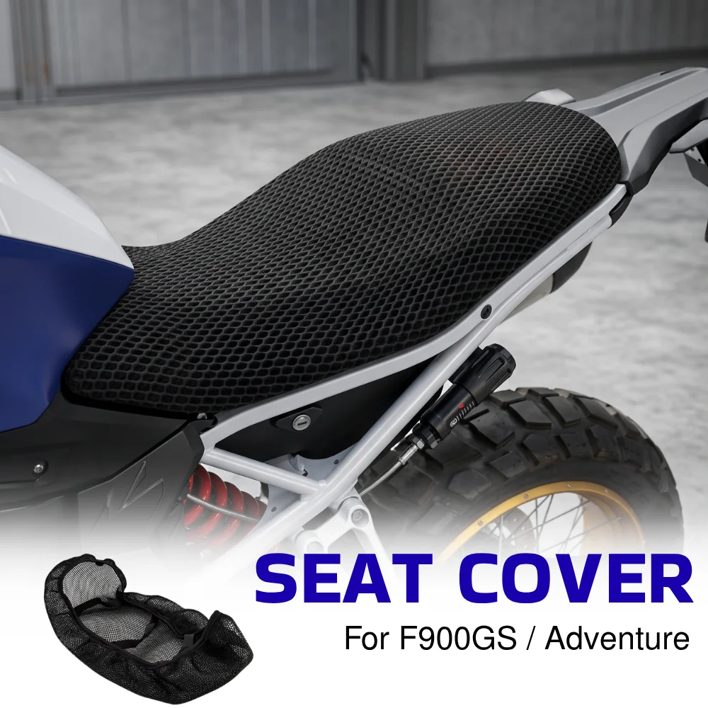 3D Mesh Motorcycle Seat Cover Net Breathable Heat Insulation Cover Anti-Slip Seat Cushion For BMW F900GS F 900 GS Adventure ADV