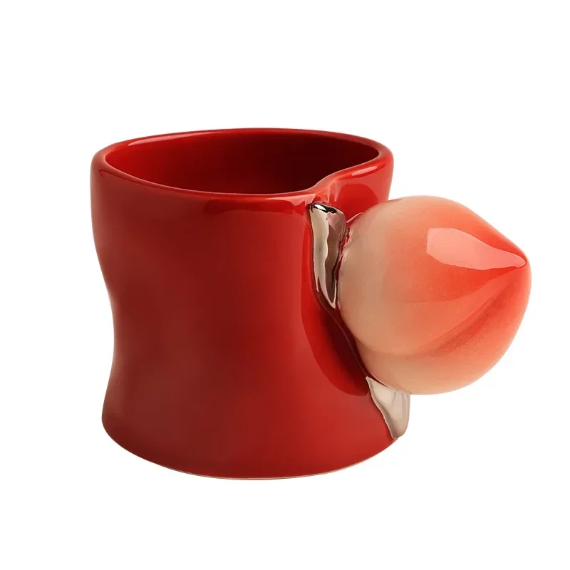 

New ceramic cup light luxury high value love cup gift box mug coffee cup
