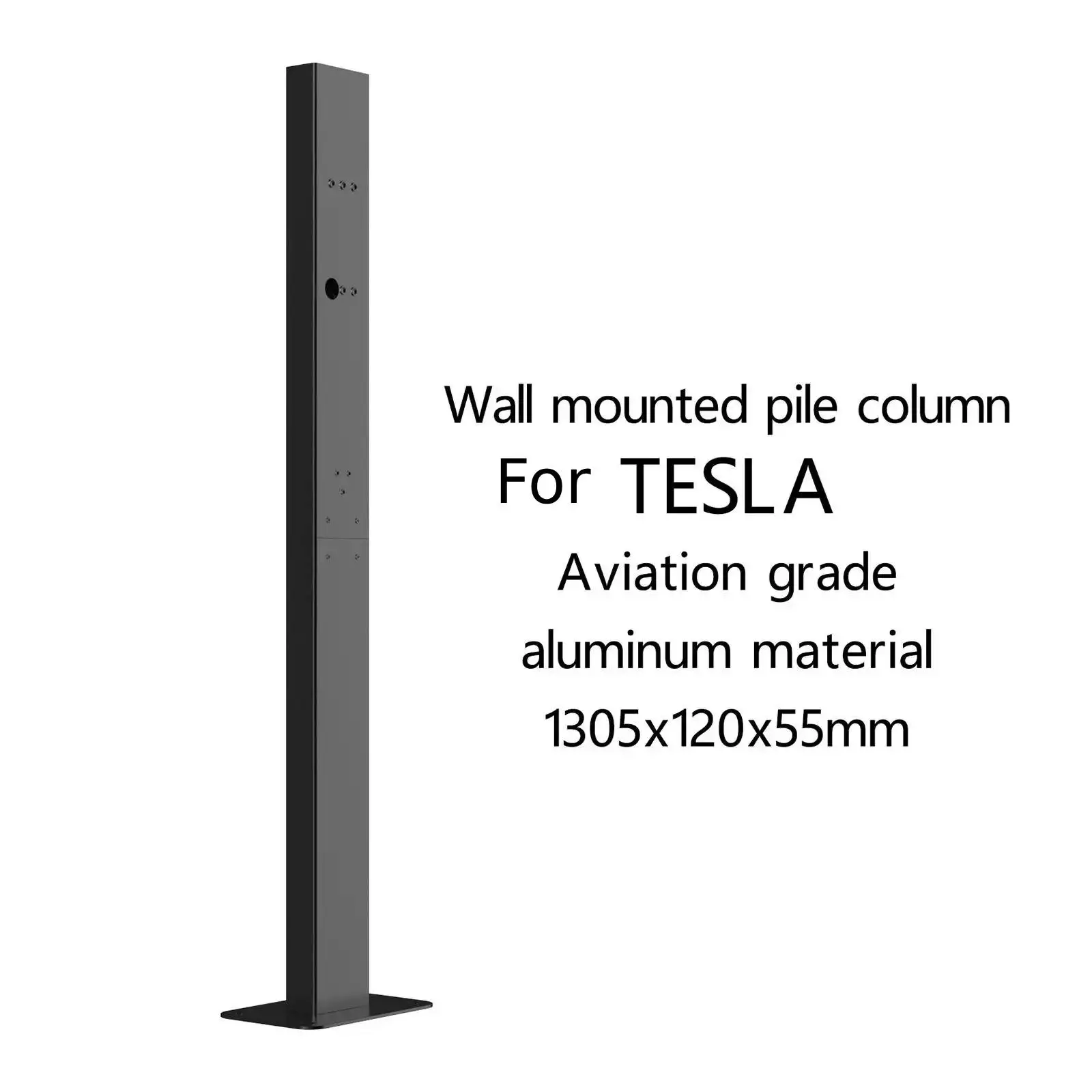 Electric Vehicle Charging Station Holder EV Charging Pedestal Evse Pillar Stand for Tesla Universal EV Charging Mounting Pole