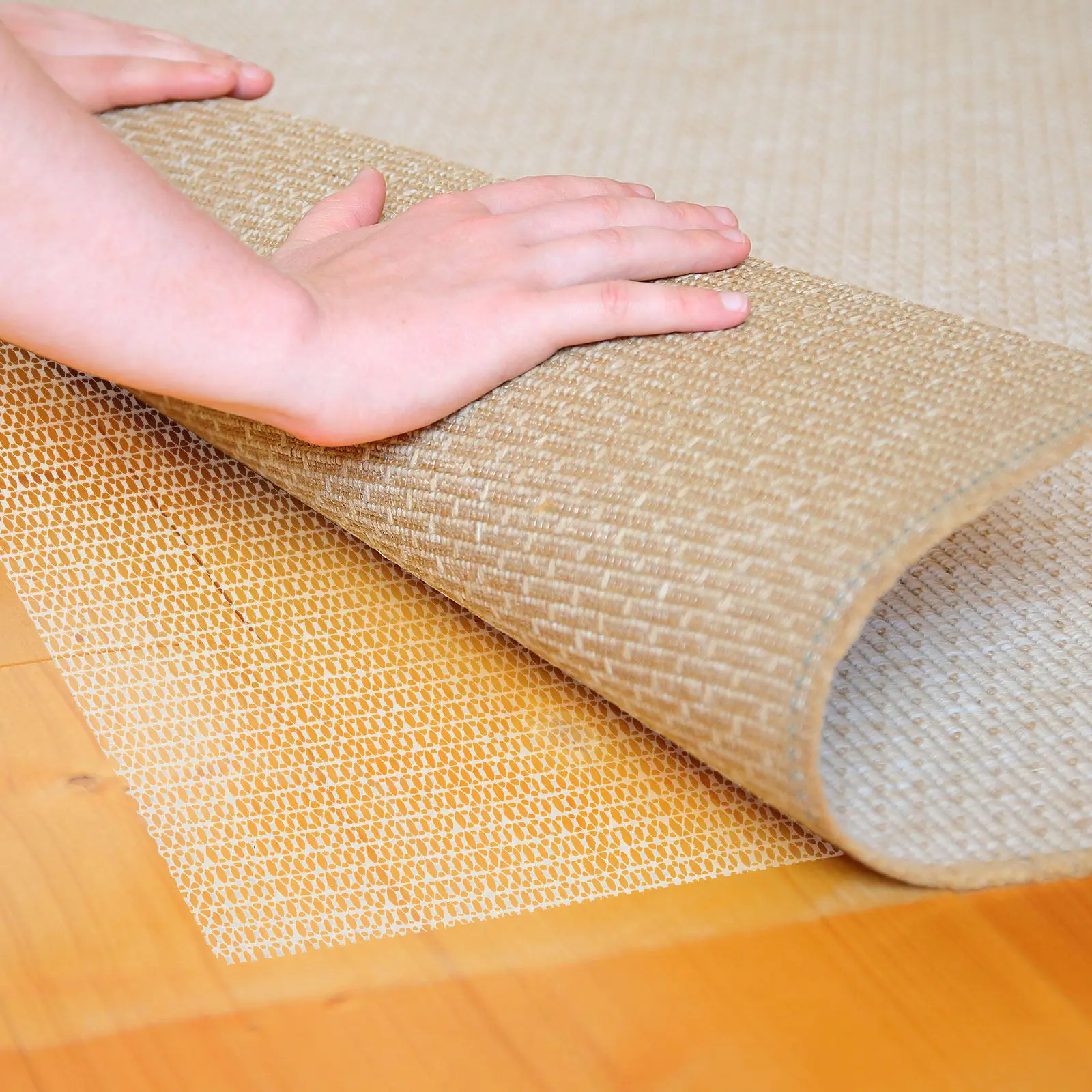 

Non Slip Rug Pad 200x300cm Carpet Gripper Anti Curling Protects Hardwood Floors Area Rugs Non Slip Rug Pads Grip Pads for Rugs