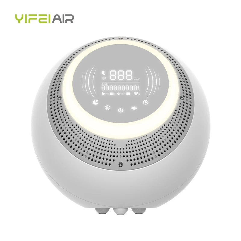 New household air purifier Hepa filter negative ion generator formaldehyde removal smoke bedroom pet hair