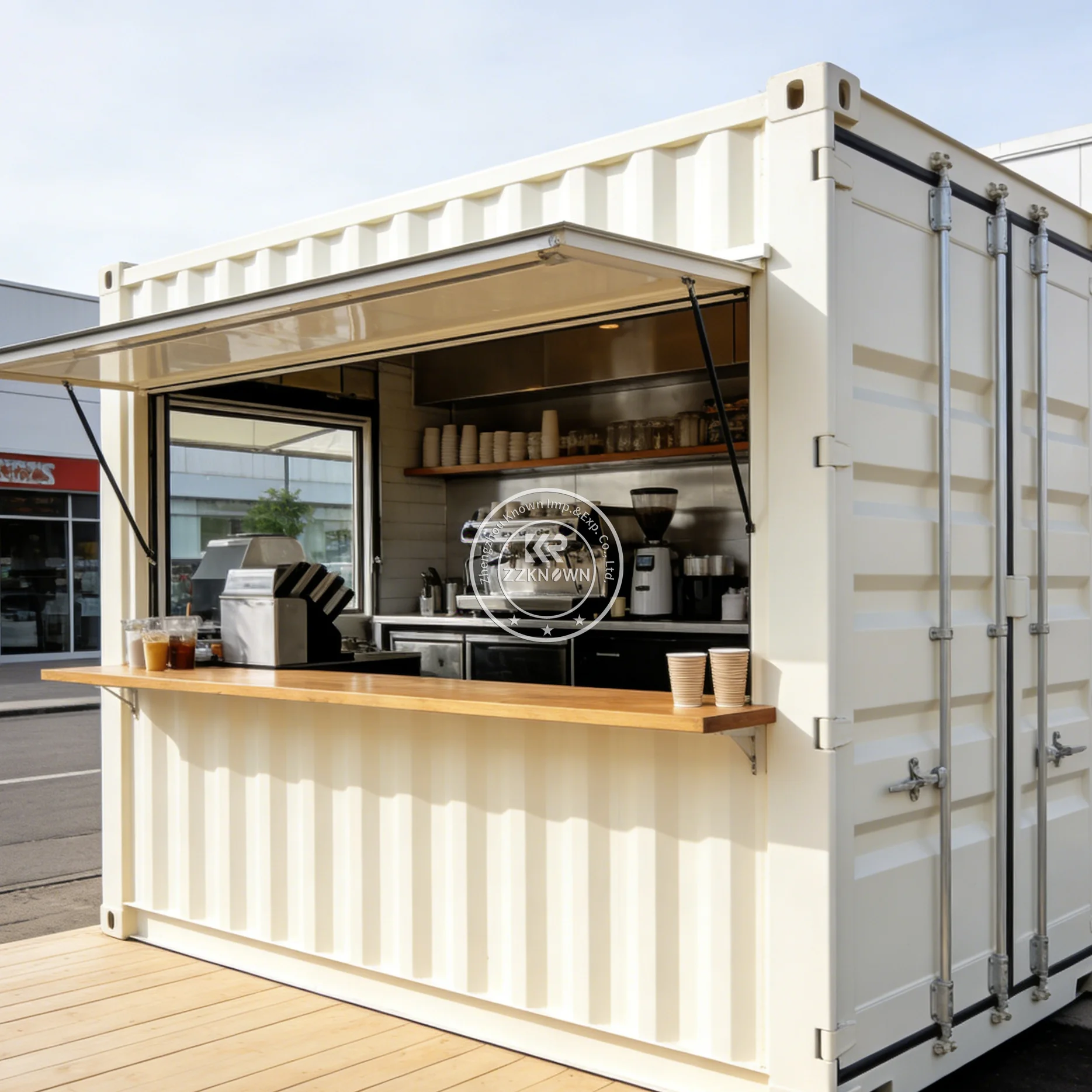 

Pop Up Container Coffee Shop Restaurant Outdoor Burger Hot Dog Kiosk Fast Food Restaurant Mobile Container Bar For Sale