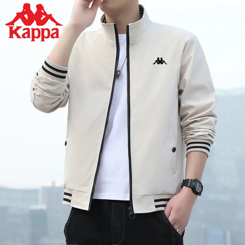 

Kappa 2025 Новая мужская куртка на весну и осень, повседневные роскошные брендовые мужские куртки, модная универсальная свободная стильная ветрозащитная куртка