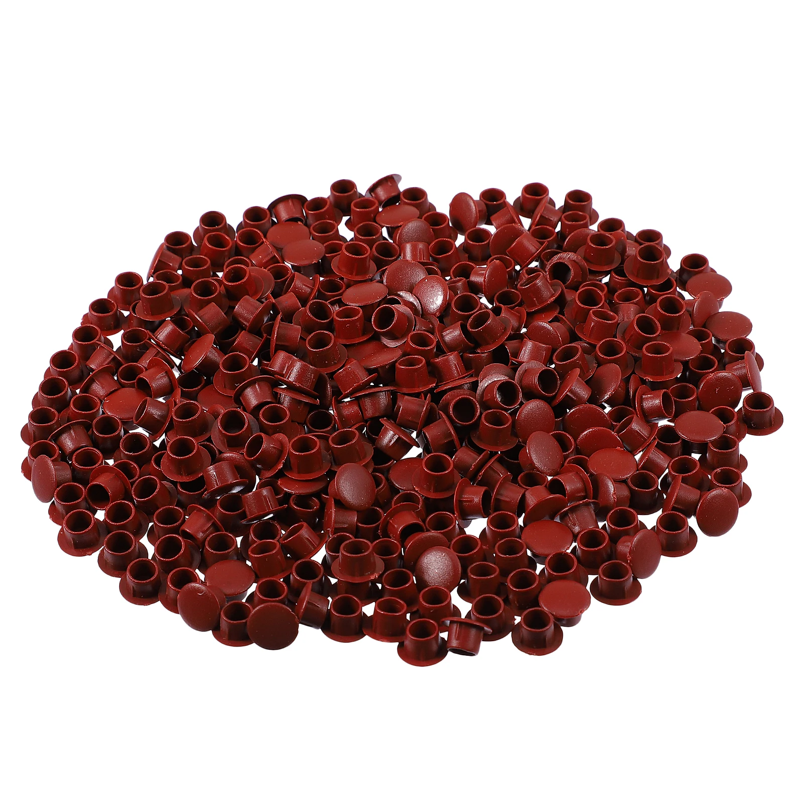 

500 Pcs Hinge Covers Decorative Hole Plugs Screw Caps Plastic Furniture Accessories Fits 5mm Cabinets Kitchens