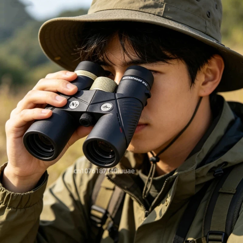 Shuntu 8X42/10X42 High-definition Binoculars IPX7 Waterproof Binoculars BAK4 Prism and SMC Professional Bird Watching Telescope
