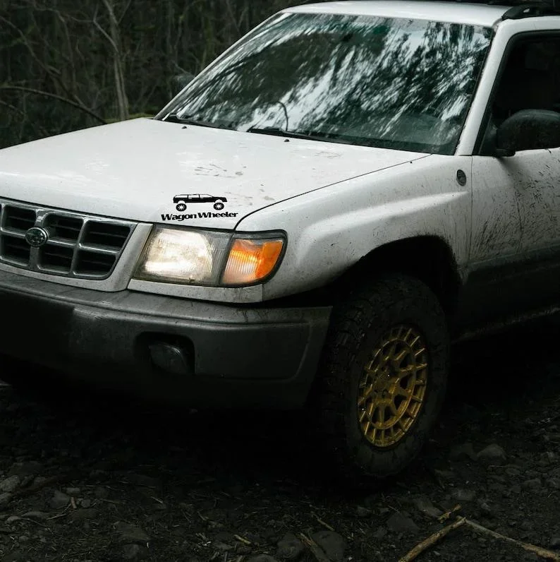 For Wagon Wheeler vinyl sticker decal 4x4 off-road wheeling lifted outback