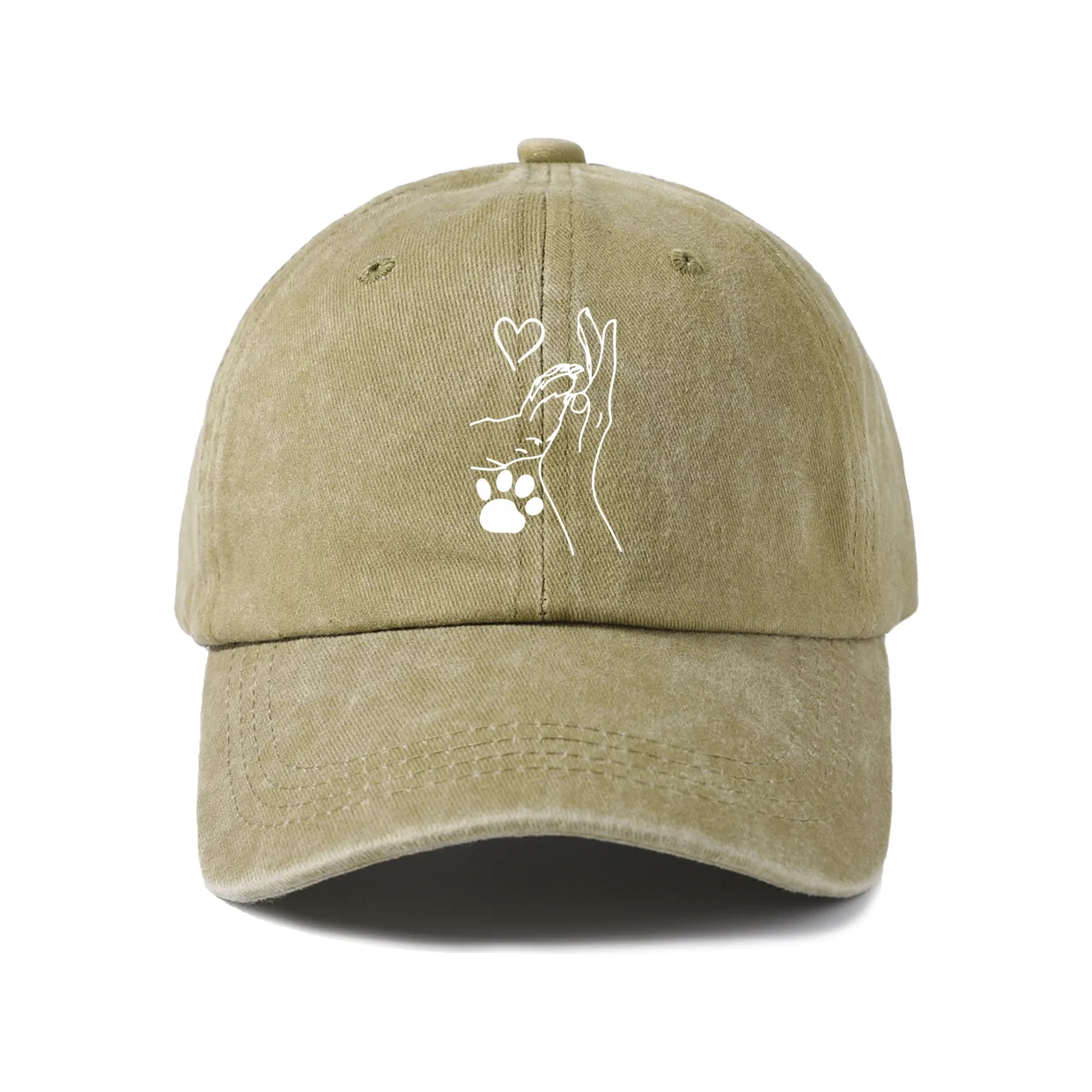 Expressive Slogan Graphic Graphic Baseball Cap, Vintage Washed Adjustable Unisex Dad Hat, Casual Gift