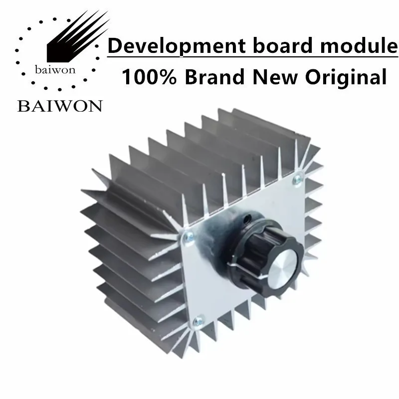High power electronic voltage regulator 5000W 220V with shell thyristor voltage regulator for temperature and dimming control