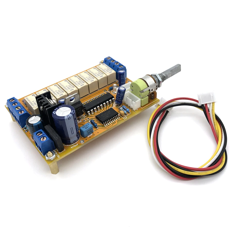 Scheda di controllo del volume del relè scheda del volume HIFI aggiornamento della scheda del volume del relè potenziometro del volume delle alps