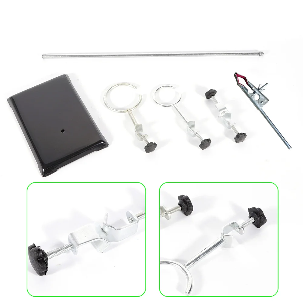Imagem -04 - Clamp Suporte Stand Braçadeira Dispositivo Fixture Flask Stand 50cm Lab
