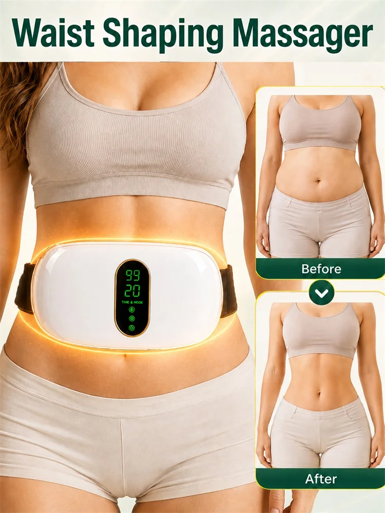 New 3 Modes Electric Fat Remover Body Massager for Belly Waist Arm Leg Butt Cordless Body Sculpting Machine Rechargeable