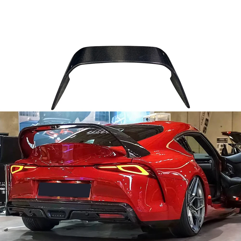 

Real Carbon Fiber Fibre Rear Spoiler Wing For Toyota Supra A90 A91 MK5 2020 2021 2022 2023