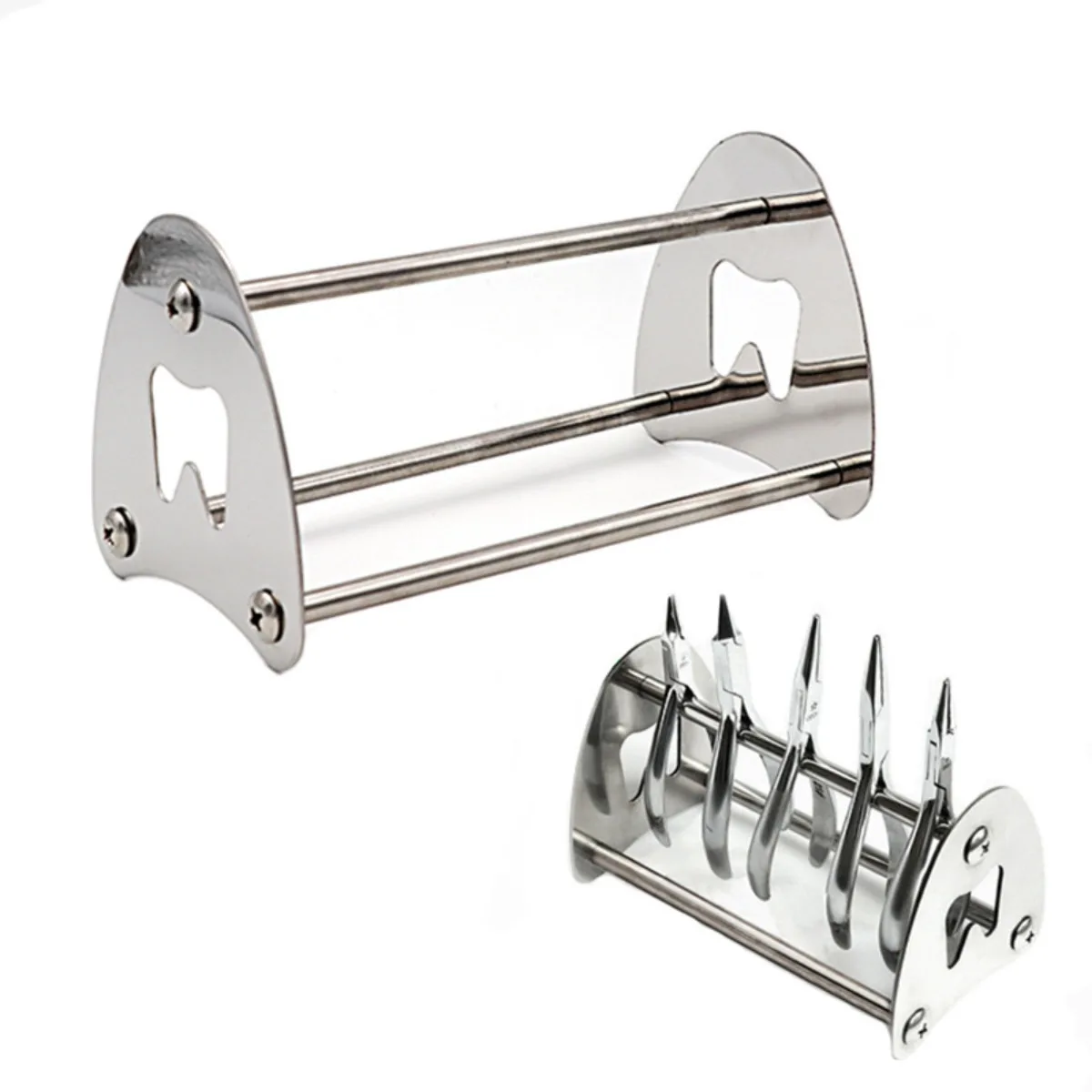 Dental Stainless Steel Orthodontic Forceps Frame Tooth Extraction Forceps Placement Frame