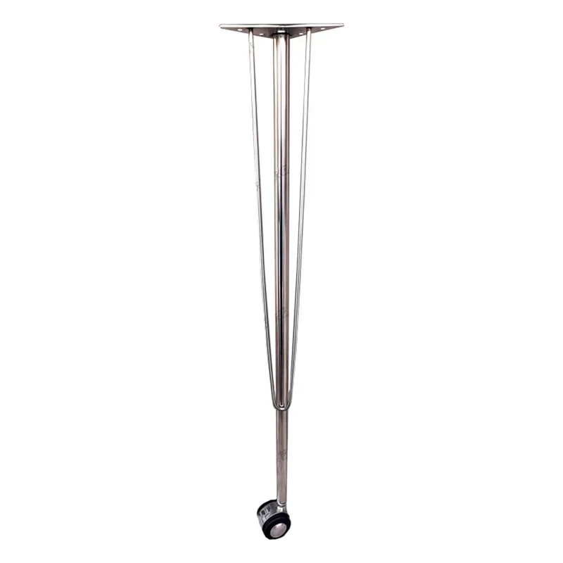 Universal dining table with DIY pulley metal bracket table legs table legs computer feet