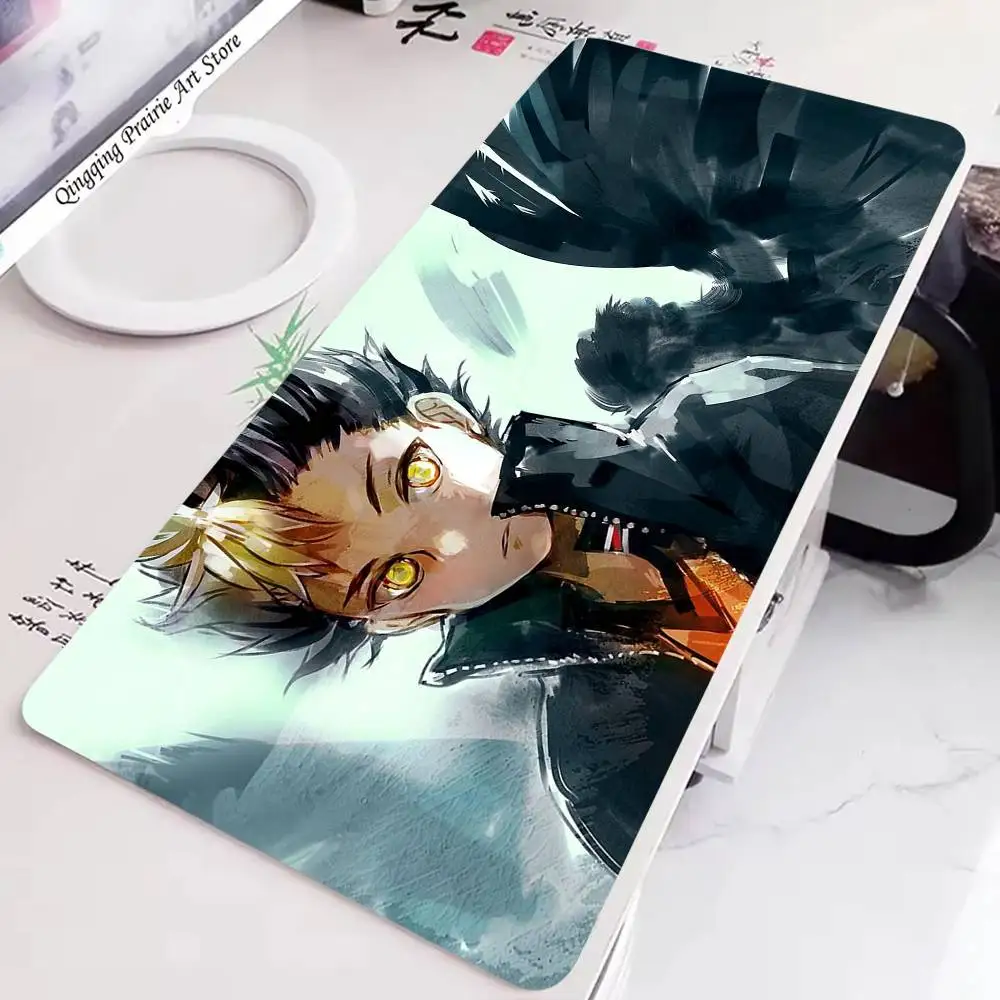 Yu Nishinoya Anime Haikyuu!! Mousepad Non-slip Suitable For Office Computers Laptops E-sports Game Desk Mats XXL Keyboard