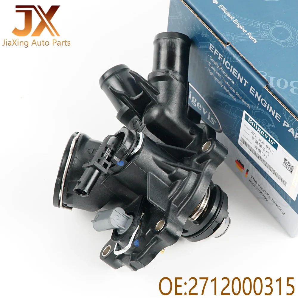 

A2712000315 Thermostat Housing Water Coolant Flange 2712000315 2712000215 2712000115 for Mercedes Benz C250 SLK250