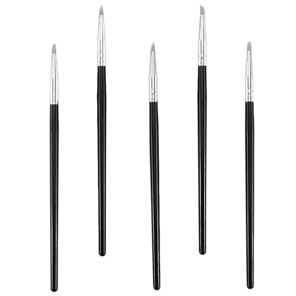 5 Pcs White Silicone Pen Painting Clay Modelling Tools Polymer Sculpting Sculpture Modeling