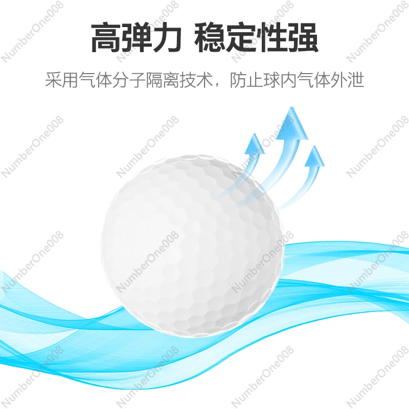 Golf New Outdoor Game Ball Color Blank Practice Ball Second Layer Beginner Training Massage