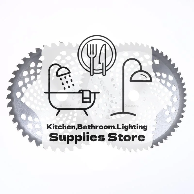 芝刈り機用高品質草刈りヘッド（40/60歯）：完璧な草刈り機アクセサリー