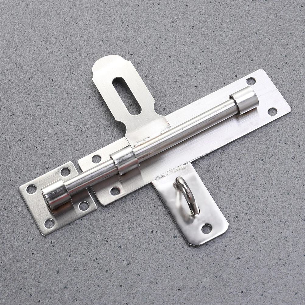 

2pcs 8Inches Sliding Barn Door Latch Durable Iron Bolt For Door Window Security Right Cabinet Drawer Rustproof Heavy