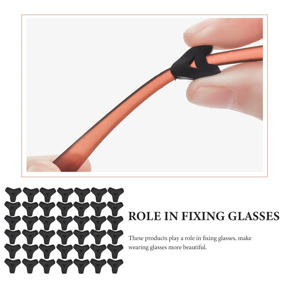 

20Pairs Silicone Glasses Slip Preventer Anti-Skid Flexible Eyewear Grips Comfortable Ear Hooks for Running Hiking Climbing