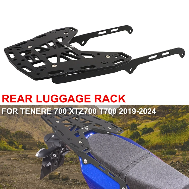 Motorcycle Rear Luggage Rack For Yamaha 2019-2024 Tenere 700 XTZ700 T700 For Tenere 700 World Raid 2022 Top Case Soft Luggage