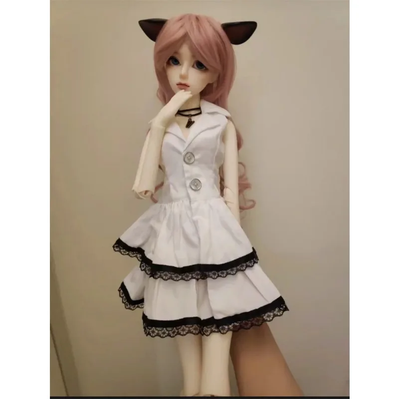 [Nur Kleidung] 1/3 1/4 1/6 Maßstab Modische Vielseitige Ärmellose Anzugweste Kleid für Große Puppen BJD Actionfigur Körper – Detail 3