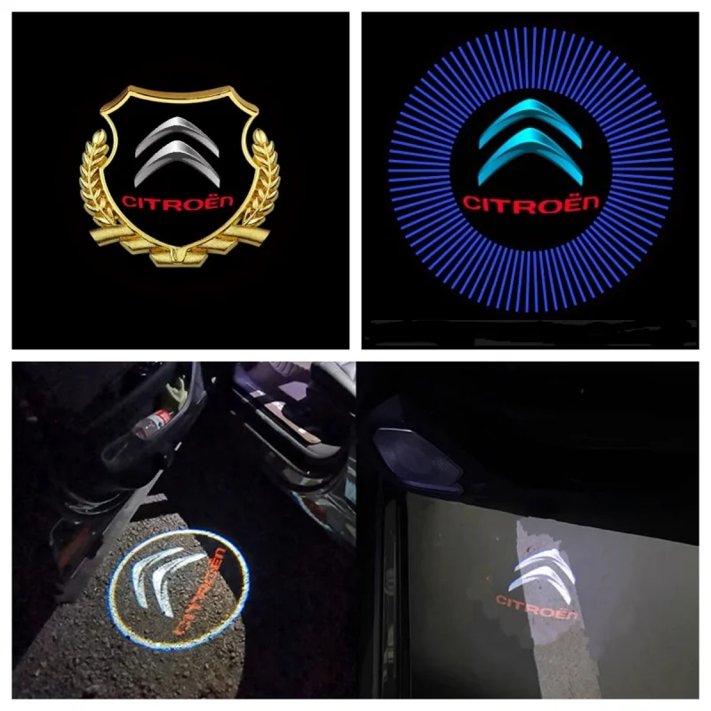 

LED Door Logo Light Projectors Courtesy Light for Citroen C3XR HU83/VA2 Blade CE0536 C4 C2 C5 C6 C4LCACTUS Shadow Ghost Light