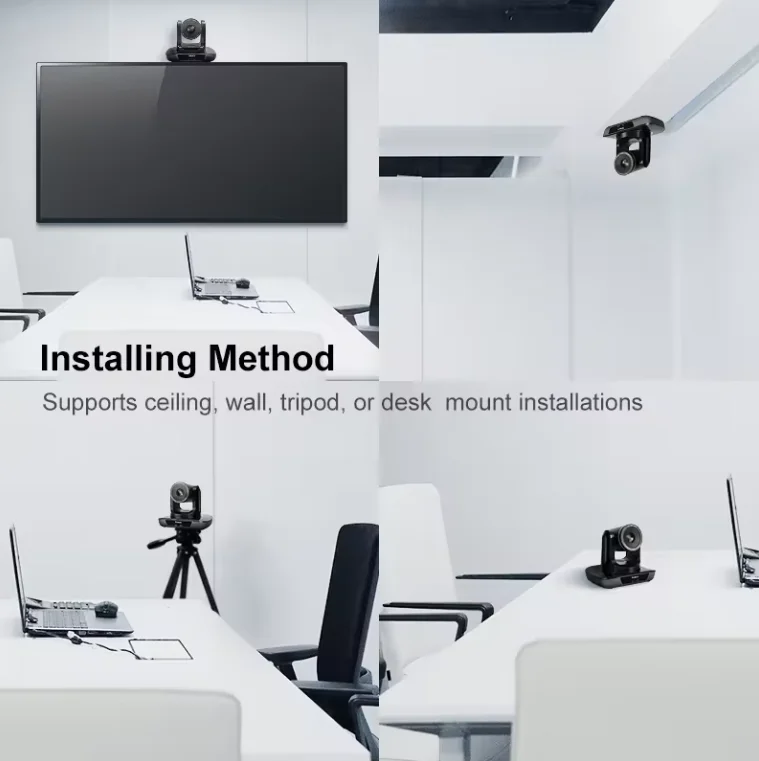 TEVO-UHD3U 1080p 720p USB 2.0/ HDMI 3x كاميرا مؤتمرات زووم بصري PTZ للكنيسة/العيش/التعليم #6