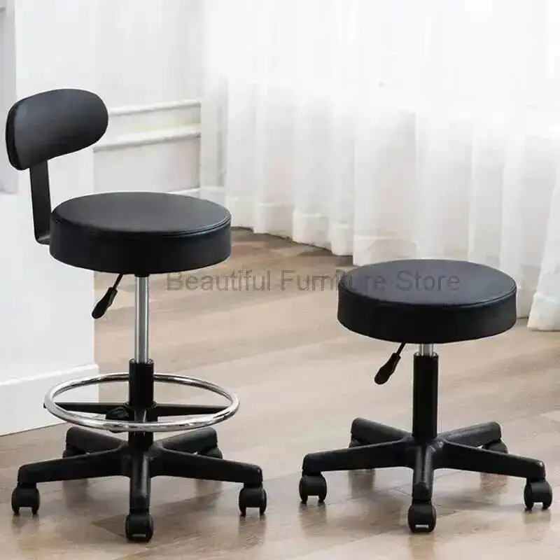 Hairdressing Swivel Barber Tattoo Spa Chairs Ergonomic Luxury Makeup Barber Chairs Professional Silla Salon Furniture MR50BC