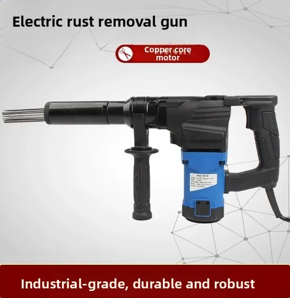 NC-53E Electric Rust Removal Gun 110V/220V High Power Needle Jet Blade Rust Removal Marine IMPA591203 591201